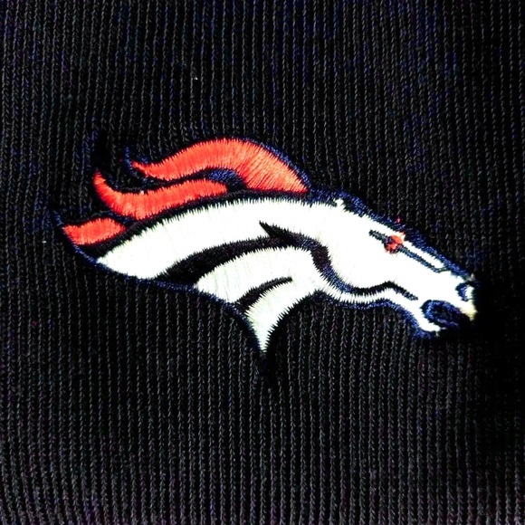 Denver Broncos Hat Blue Winter Knit Cap One Size Fits All Embroidered Logo - Picture 2 of 4